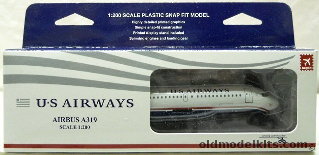 Hogan 1/200 US Airways Airbus A319, 3367G plastic model kit